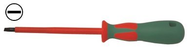 Elektrikářské šroubováky VDE ploché, izolace 1000 V, různé rozměry - JONNESWAY, Velikost: 4,0x100 mm