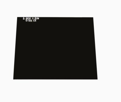 Svářecí skla 110 x 90 mm, stupně tmavosti čísel DIN 8 - 14, ke svářecí kukle SK100, Stupeň tmavosti: 10