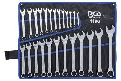 Očkoploché klíče, velikosti 6-32 mm, sada 25 ks v obalu - BGS 1196