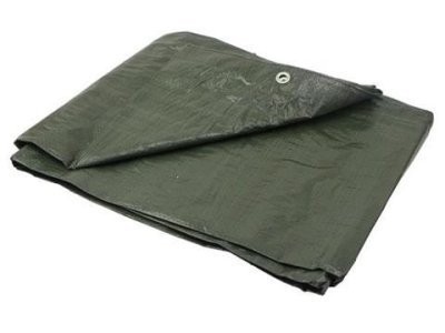 Zakrývací plachta standard, 10x12 m, nepromokavá, silná 80 g/m2 - GEKO G70364