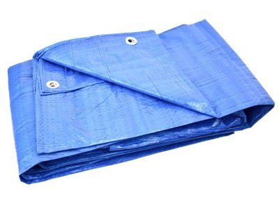 Zakrývací plachta standard, 5x8 m, nepromokavá, silná 75 g/m2 - GEKO G01935