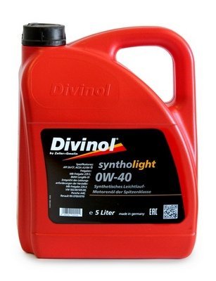Motorový olej Divinol Syntholight 0W-40, 5L