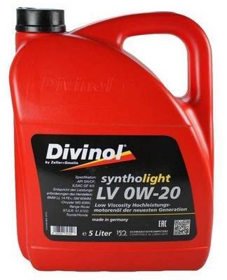 Divinol Syntholight LV 0W-20 5L
