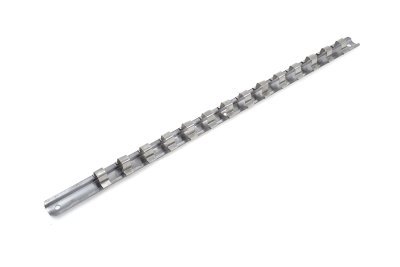 Držák na hlavice 3/8", 15 klipů, „lišta na ořechy"
