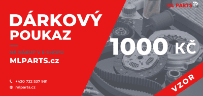 MLPARTS Dárkový poukaz v hodnotě 1000 Kč