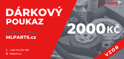 MLPARTS Dárkový poukaz v hodnotě 2000 Kč