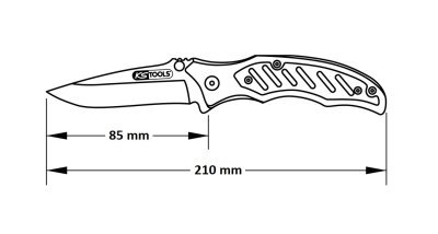 Zavírací nůž KS TOOLS 907.2220