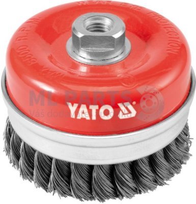 Rotační kartáč FI 100 mm M14 YATO YT-4769
