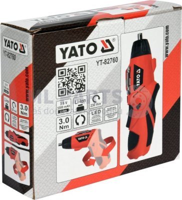 Aku šroubovák 3,6V 1,3 Ah YATO YT-82760