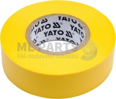 Elektrikářská páska žlutá 19mm x 20m YATO YT-81654