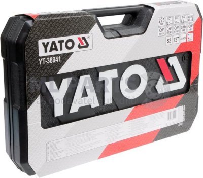 Gola sada 1/4" 3/8" 1/2" 225 kusů YATO YT-38941