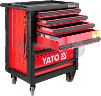 Dílenský vozík s nářadím 177 kusů YATO YT-5530