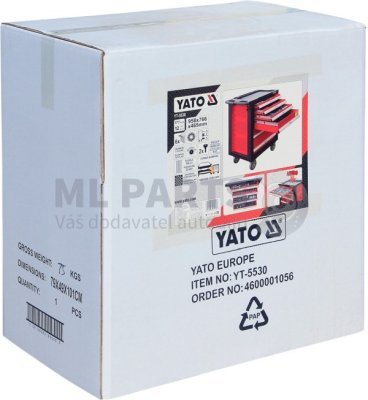 Dílenský vozík s nářadím 177 kusů YATO YT-5530