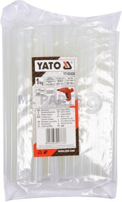 klej termotopliwy 11,2x200mm 1kg - bezbarwny