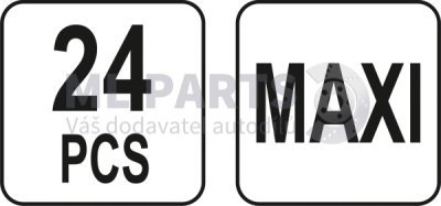 YATO Sada pojistek MAXI 24ks, YT-83140