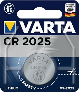Knoflíková baterie VARTA CR2025 3V, lithiová