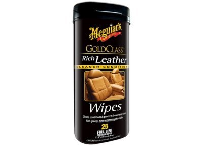 Meguiar's Gold Class Rich Leather Wipes, 25ks
