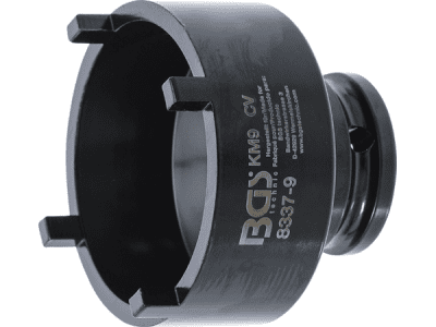 Nástrčná hlavice 3/4" na matice se zářezy KM9, vnější čepy - BGS 8337-9
