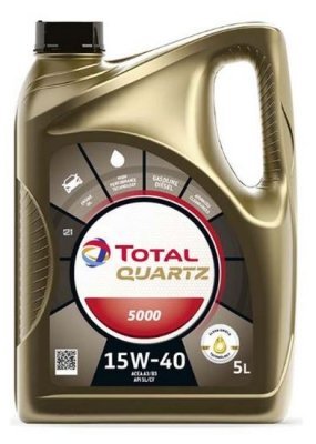 Motorový olej Total QUARTZ 5000 15W-40, 5L