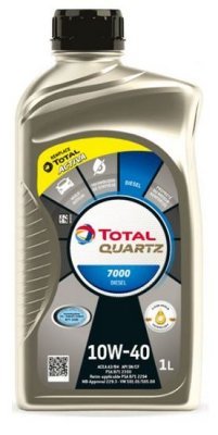 Motorový olej Total QUARTZ 7000 Diesel 10W-40, 1L