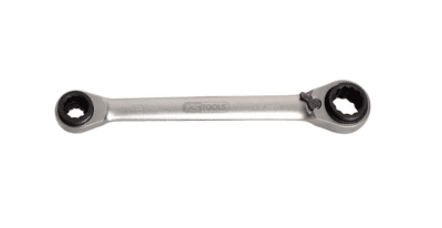 Ráčna-dvojitý očkový klíč KS TOOLS 503.4565