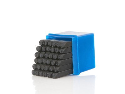 Razící matrice písmen a čísel, sada 36 ks, 6 mm