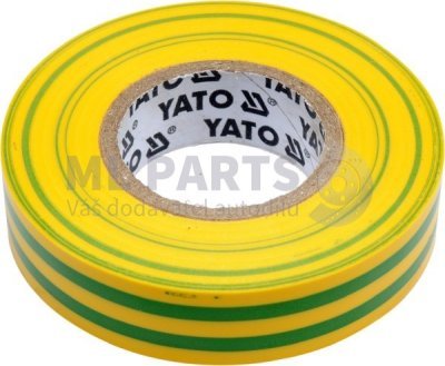 Elektrikářská páska žlutá-zelená 15 mm x 20 m YATO YT-81593