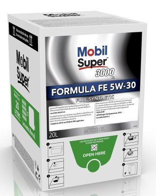 Motorový olej Mobil Super 3000 X1 Formula FE 5W-30, 20L - Bag in box