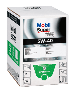 Motorový olej Mobil Super 3000 X1 5W-40, 20L - Bag in box