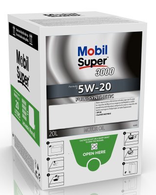 Motorový olej Mobil Super 3000 Formula F 5W-20, 20L - Bag in box