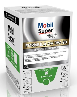 Motorový olej Mobil Super 3000 Formula OV 0W-20, 20L - Bag in box