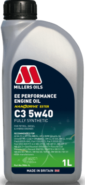 Motorový olej Millers Oils EE Performance C3 5W-40, 1L