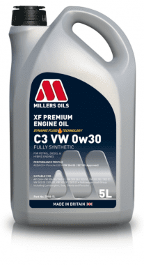 Motorový olej Millers Oils XF Premium C3 VW 0W-30, 5L