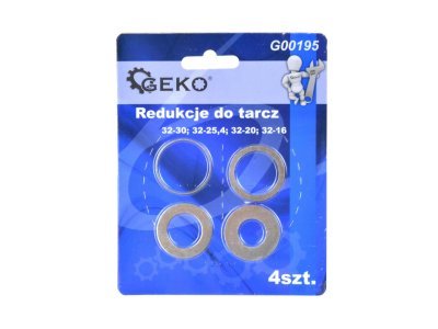 Redukce pro pilové kotouče - pro cirkulárku, 32-30, 32-25,4, 32-20, 32-16, 4 kusy