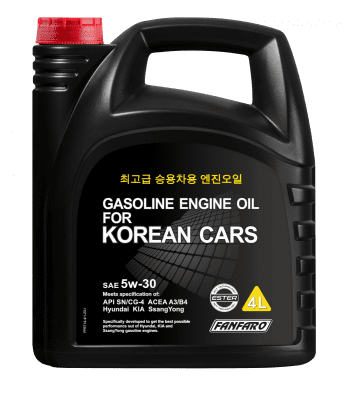 Motorový olej Fanfaro for Korean Cars 5W-30, 4L - plast