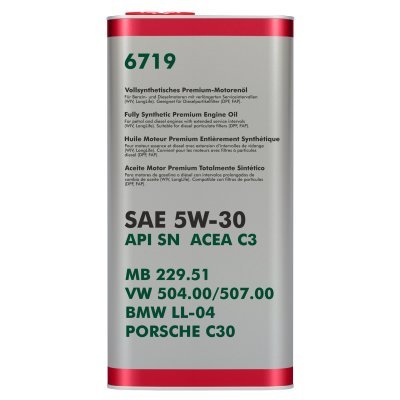 Motorový olej Fanfaro VW Audi Škoda Seat 5W-30, 5L - plech