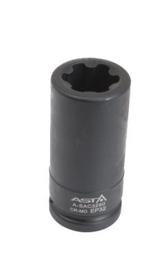 Hlavice 3/4" na šrouby nápravy vozidel Mercedes-Benz Actros, délka 90 mm - ASTA