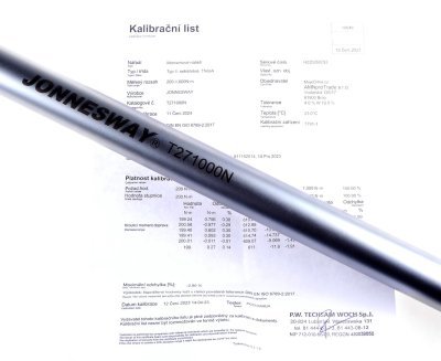 Momentový klíč 3/4" 200-1000 Nm, s certifikátem - JONNESWAY T271000N