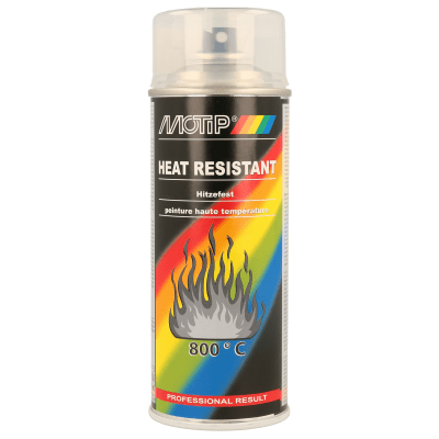 Motip 04033 Žáruvzdorný bezbarvý lak 800°C, 400ml