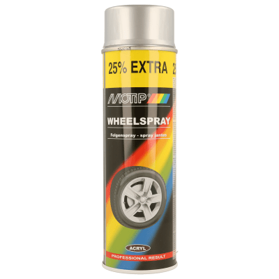 Motip 04007 Sprej na disky kol, 500ml - stříbrný