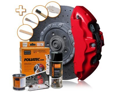 Foliatec Barva na brzdy, sada - Racing Rosso