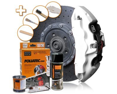 Foliatec Barva na brzdy, sada - Pure White