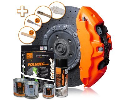 Foliatec Barva na brzdy, sada - NEON Orange