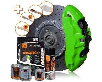 Foliatec Barva na brzdy, sada - NEON Green