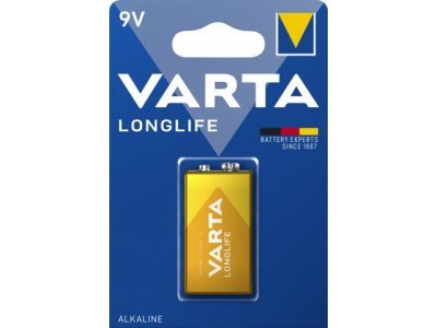 Alkalická baterie VARTA 9V (LR61), LongLife