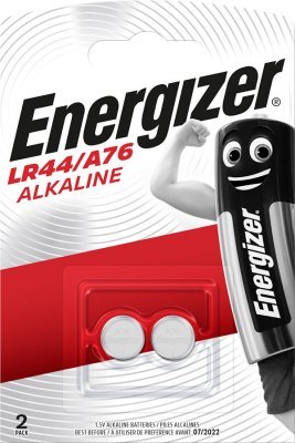 Alkalická baterie Energizer LR44/A76, 2ks