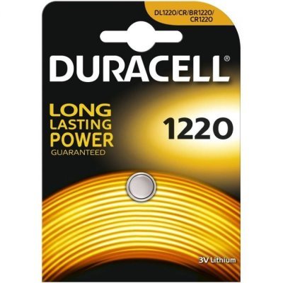 Knoflíková baterie Duracell CR1220, LongLasting Power