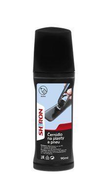Černidlo na plasty a pneu 90 ml SHERON