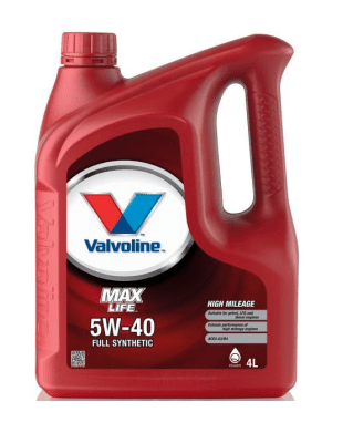 Motorový olej Valvoline MaxLife Synthetic 5W-40, 4L