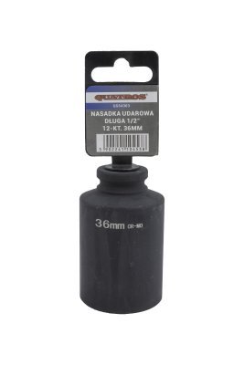 Nástrčná hlavice 1/2", 12hranná 36 mm, na poloosy VW, Škoda - QUATROS QS54363